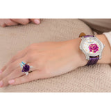 "Fluttering Blossoms of Love" Ring - Purple