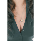 "Fluttering Blossoms of Love" Necklace - White