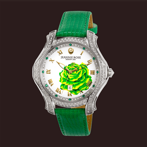 "A Dozen Roses" Watch - Green