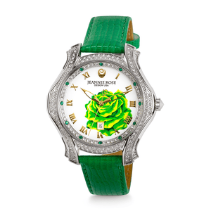 "A Dozen Roses" Watch - Green