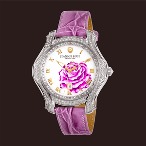 "A Dozen Roses" Watch - Lavender