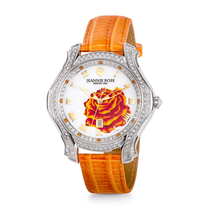 "A Dozen Roses" Watch - Orange