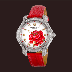 "A Dozen Roses" Watch - Red