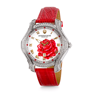 "A Dozen Roses" Watch - Red