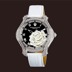 "A Dozen Roses" Watch - White