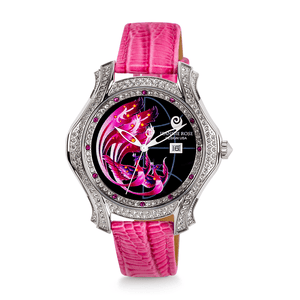 "Fire Wings" Watch - Pink