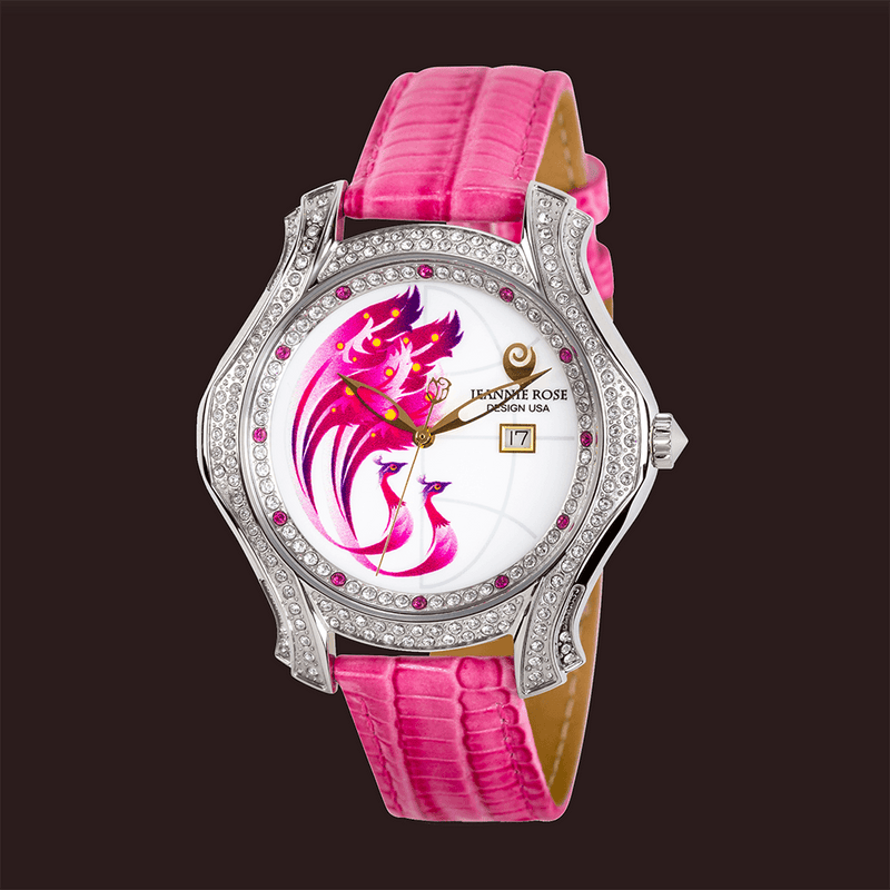 "Fire Wings" Watch - Pink