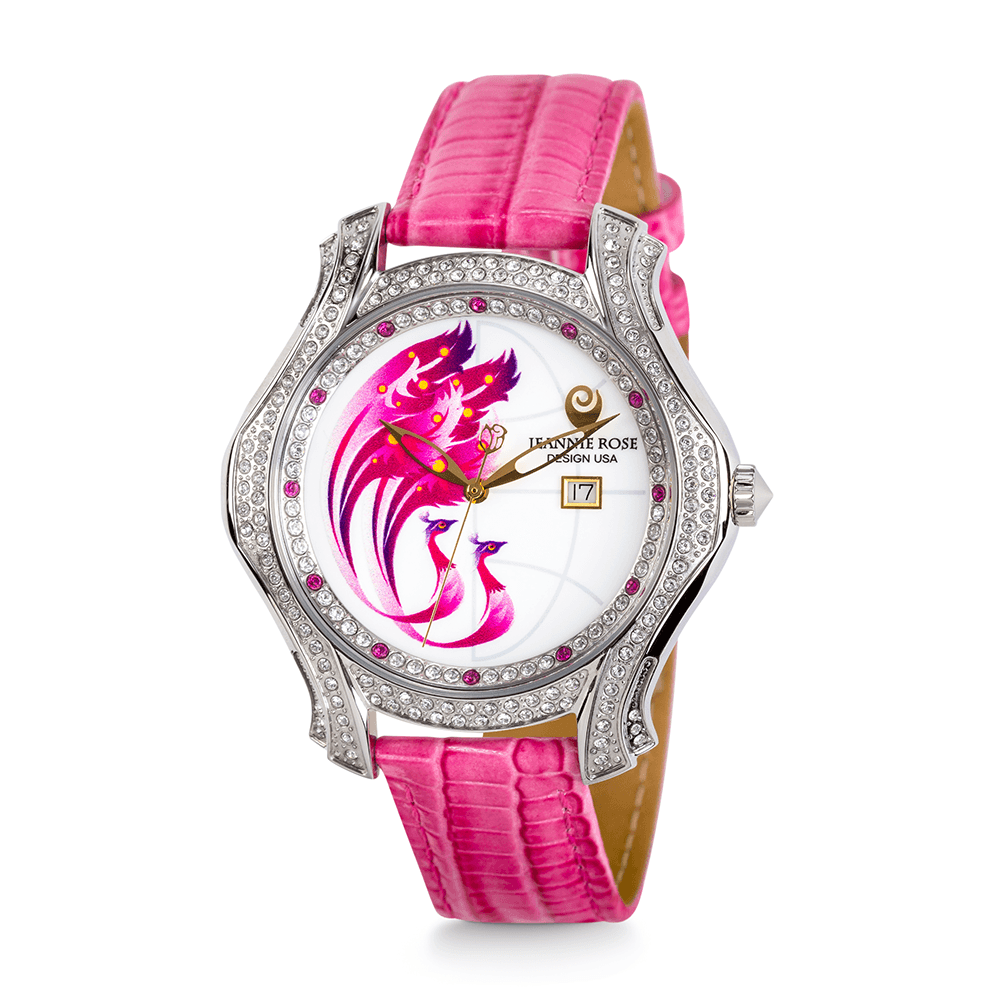"Fire Wings" Watch - Pink