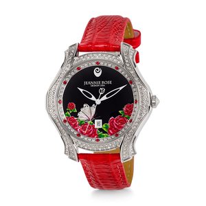 "Fluttering Blossoms of Love" Watch - Red