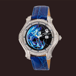"Fire Wings" Watch - Blue