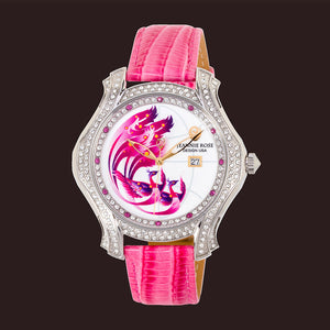 "Fire Wings" Watch - Pink
